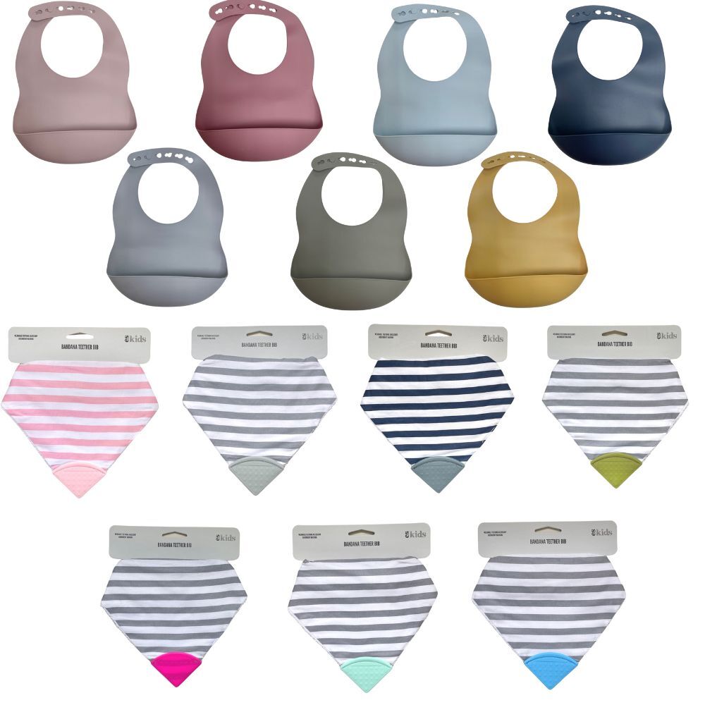 Silicone Bib Bulk Buy 28 pieces