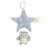 Knitted Musical Owl - Blue