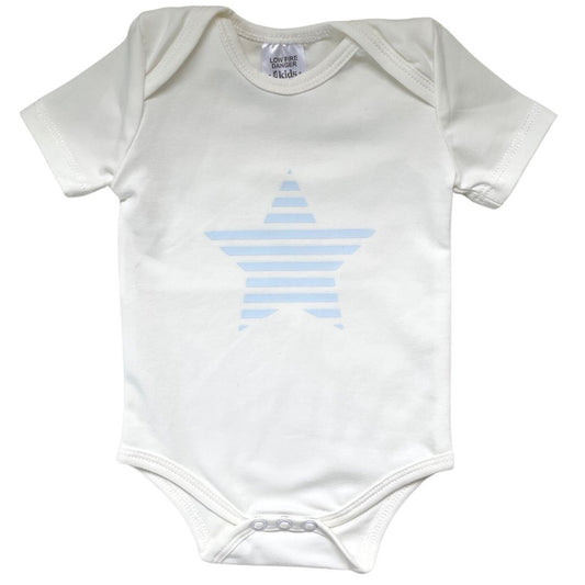 Bodysuit SS Blue Star - 95% Cotton 5% Spandex