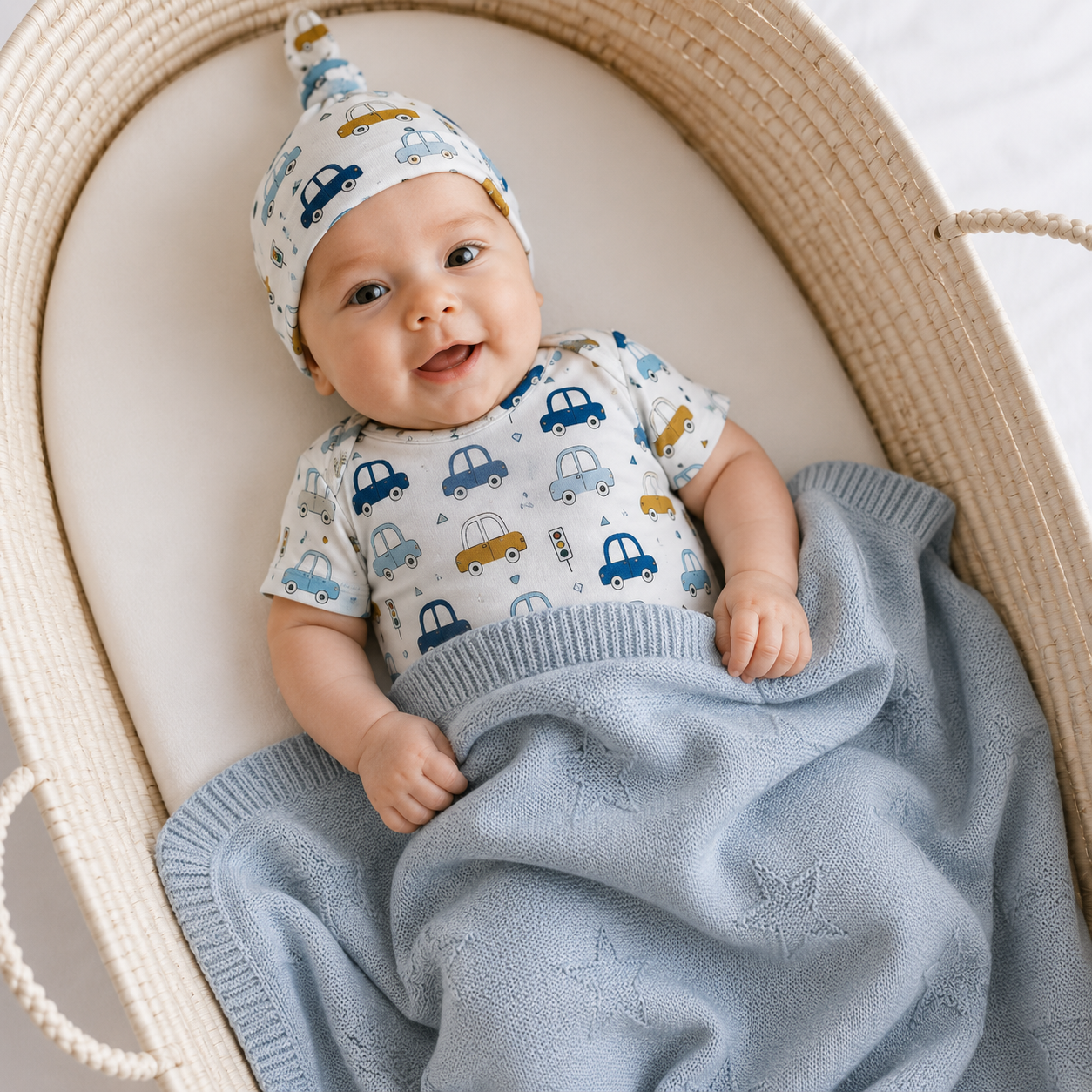 Baby boy car clothing set