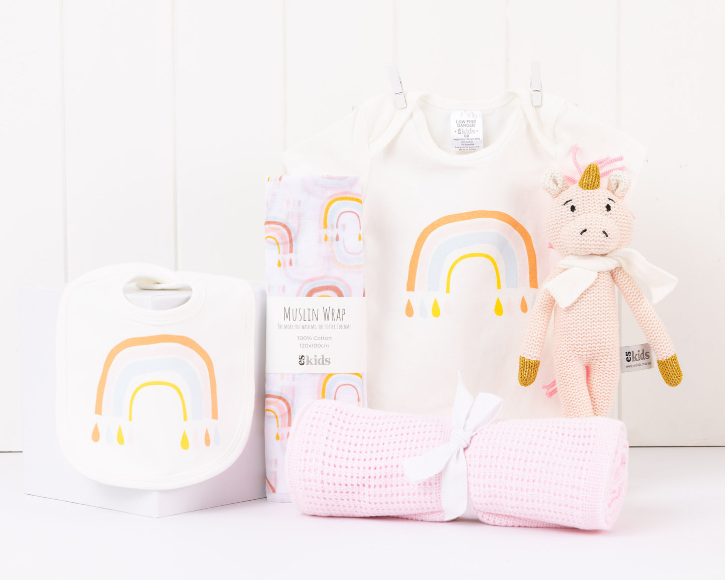 Baby Gift Hamper - Rainbow (SHORT SLEEVE)