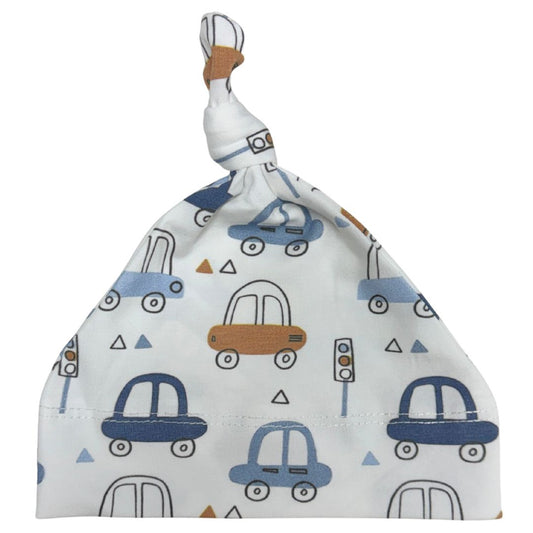 Baby Hat Beanie Boys Car Print Cotton