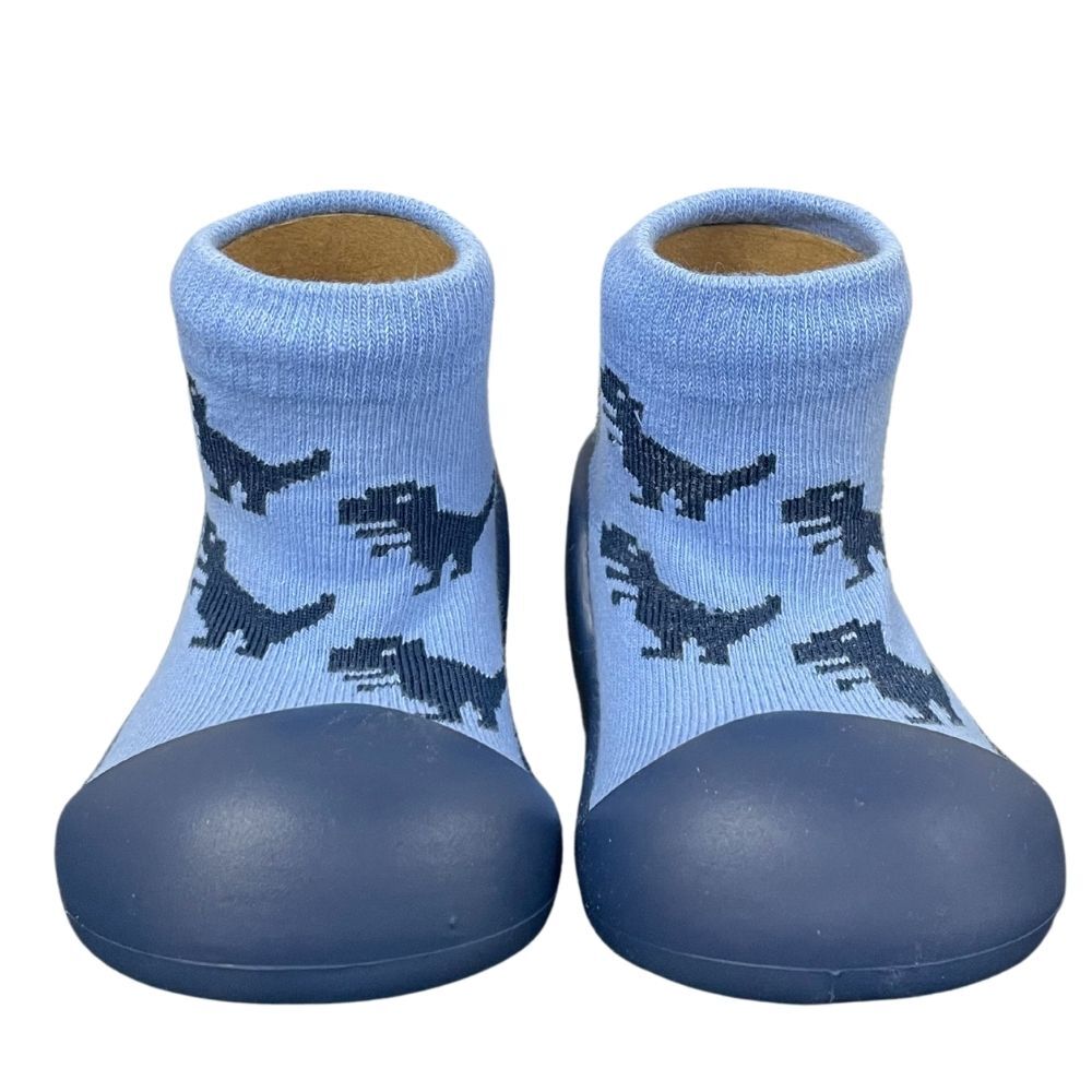 Rubber Soled Socks - Dinosaur